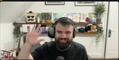 Screenshot of Sam and Trillium on Google Meet